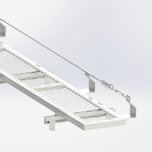 Lifeline Bracket ขายึดระบบกันตกหลังคาเมทัล